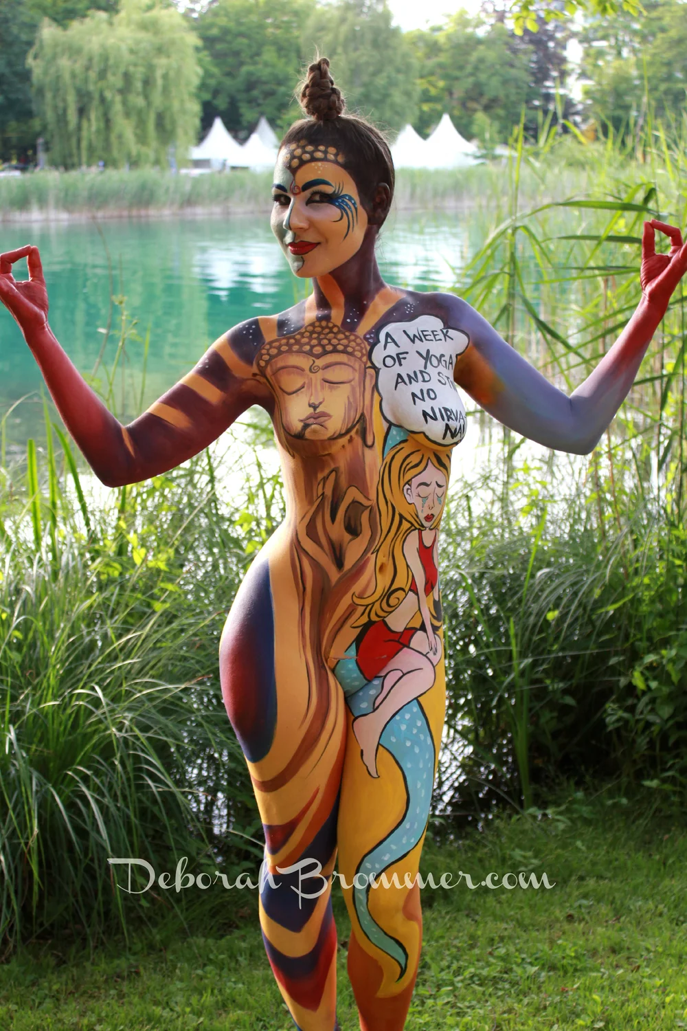 Bodypainting naked — 10