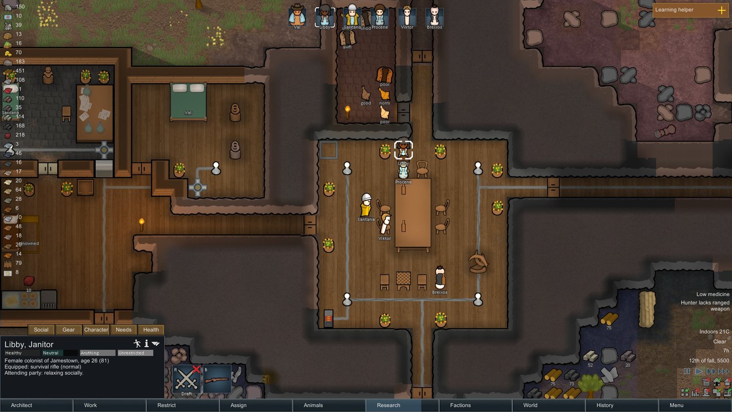 Rimworld game design