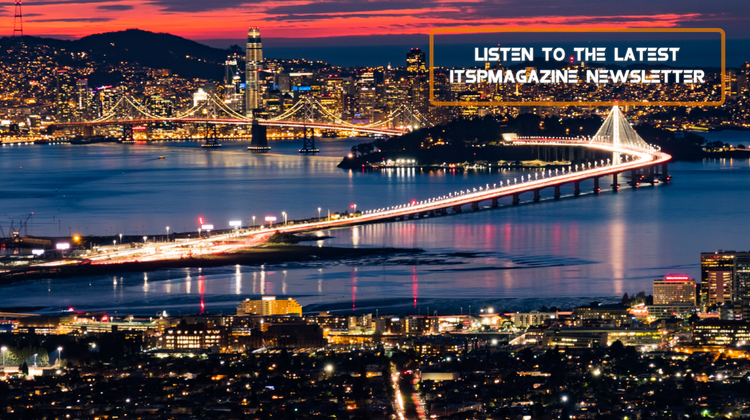 San Francisco Skyline and Bay Bridge at night