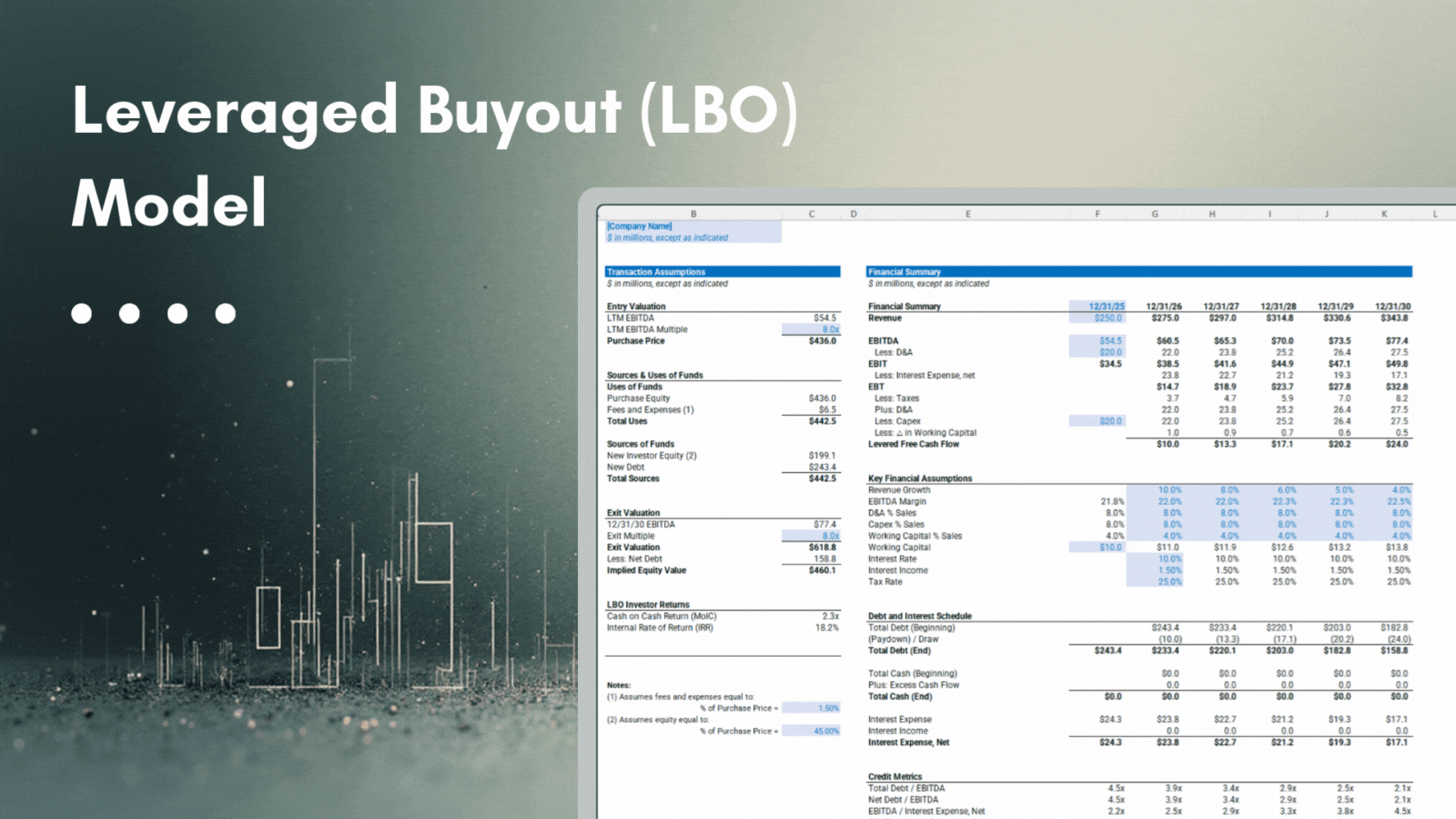 Free LBO Model Template for Excel