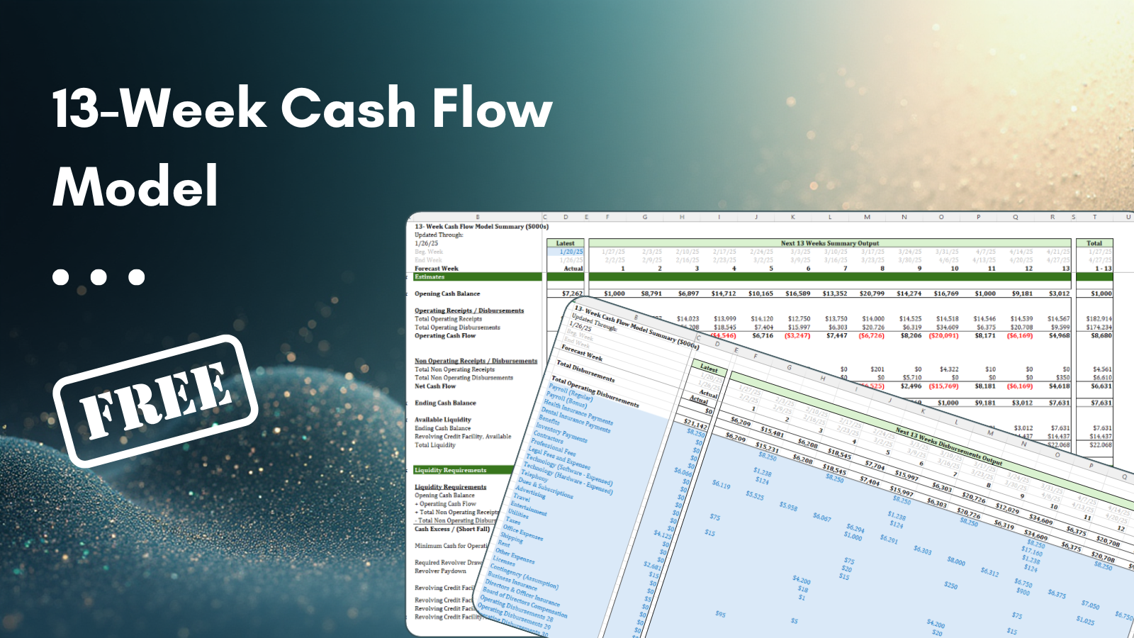 Free 13-Week Cash Flow Model