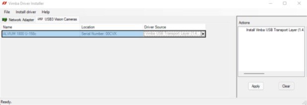Vimba Driver 4