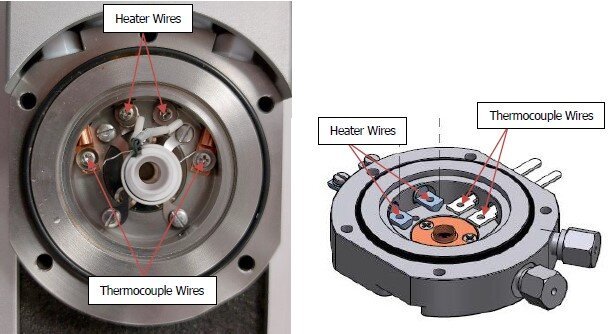 CCR1000 heater screw positions