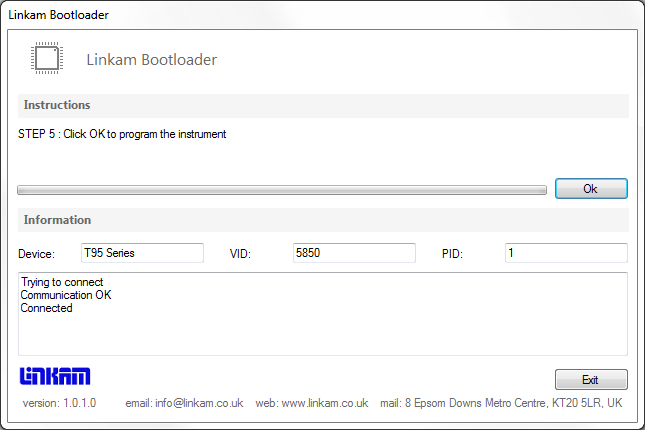  Linkam Bootloader step 6