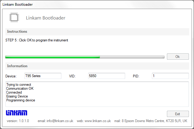  Linkam Bootloader step 8