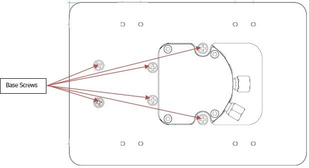 CCR1000 Base Screws
