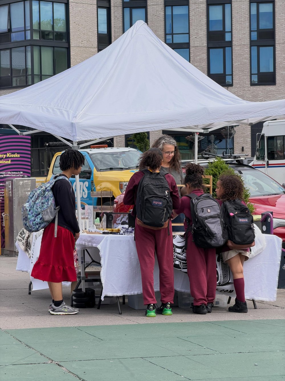 Neighbors at the McGinley Square Harvest Market