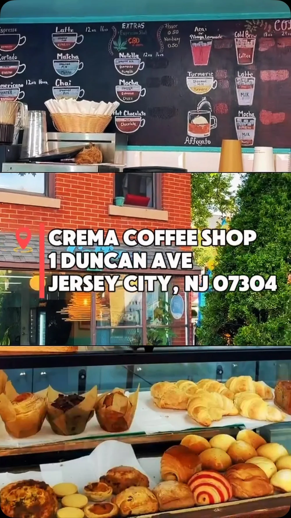 Inside Crema in McGinley Square
