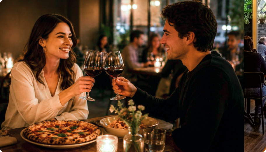 Italian dining at Augello's