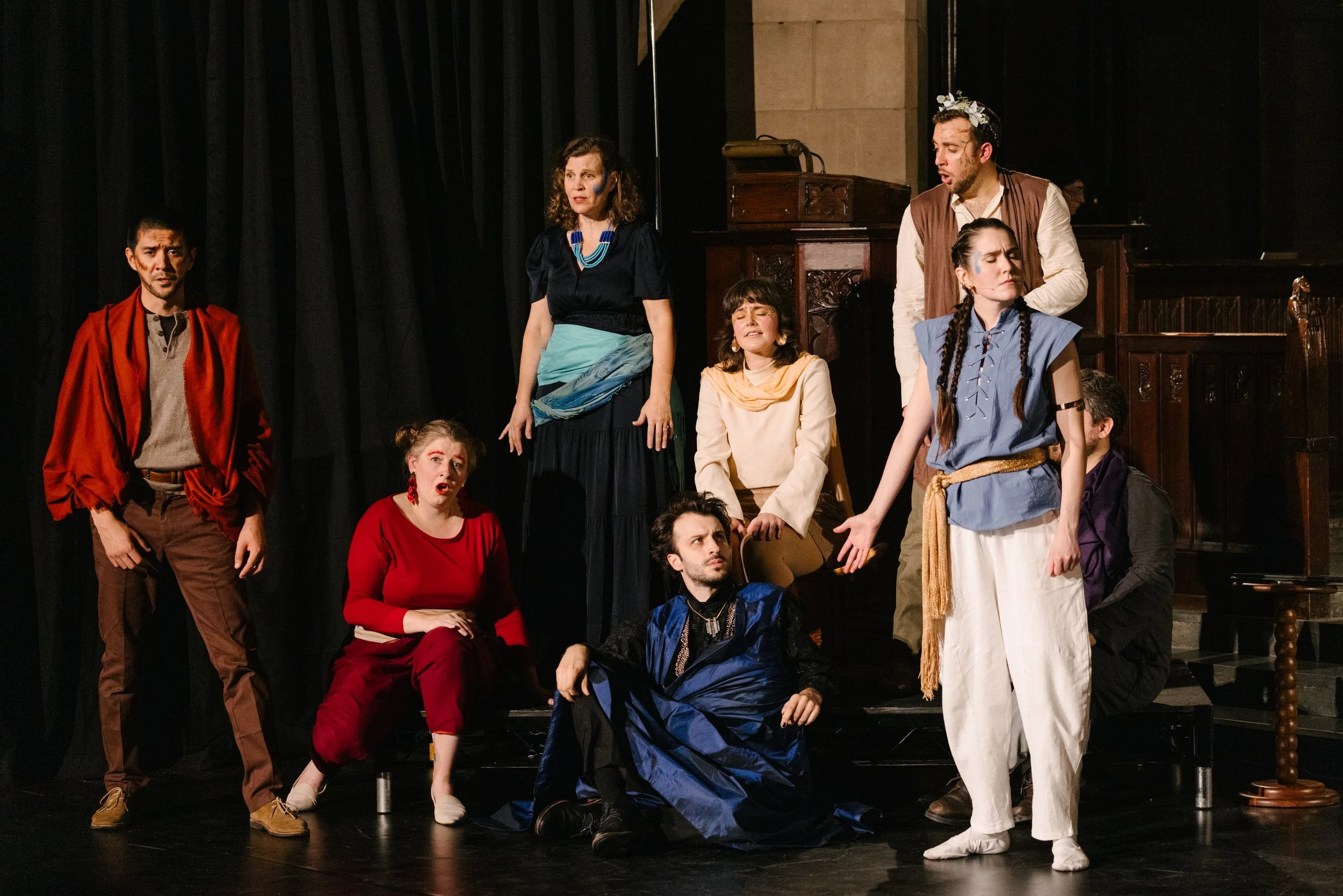 Full ensemble cast performing