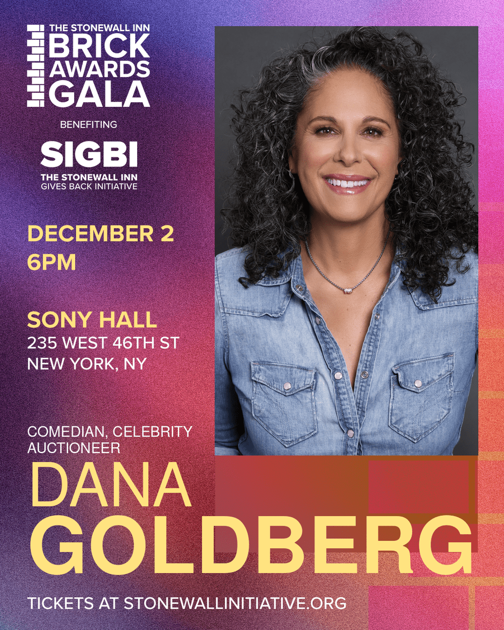 Dana Goldberg, Comedian and Celebrity Auctioneer