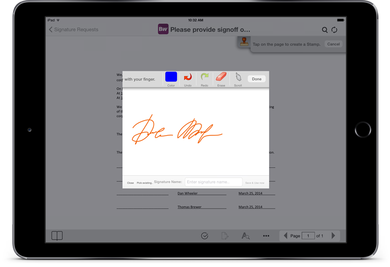 Docusign integration for faster approvals