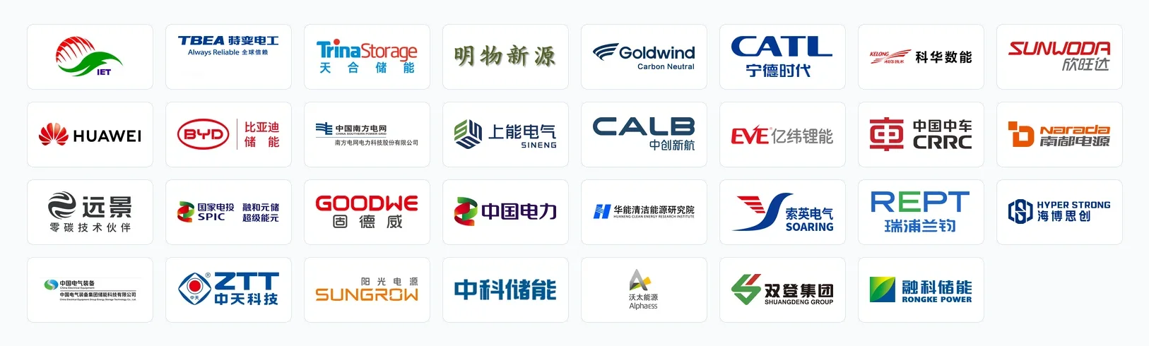 Selected CNESA member logos