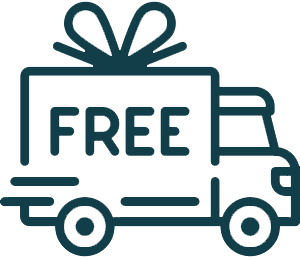 Delivery van icon — free worldwide delivery