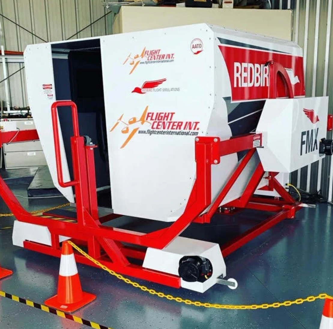 Redbird FMX Full Motion Flight Simulator