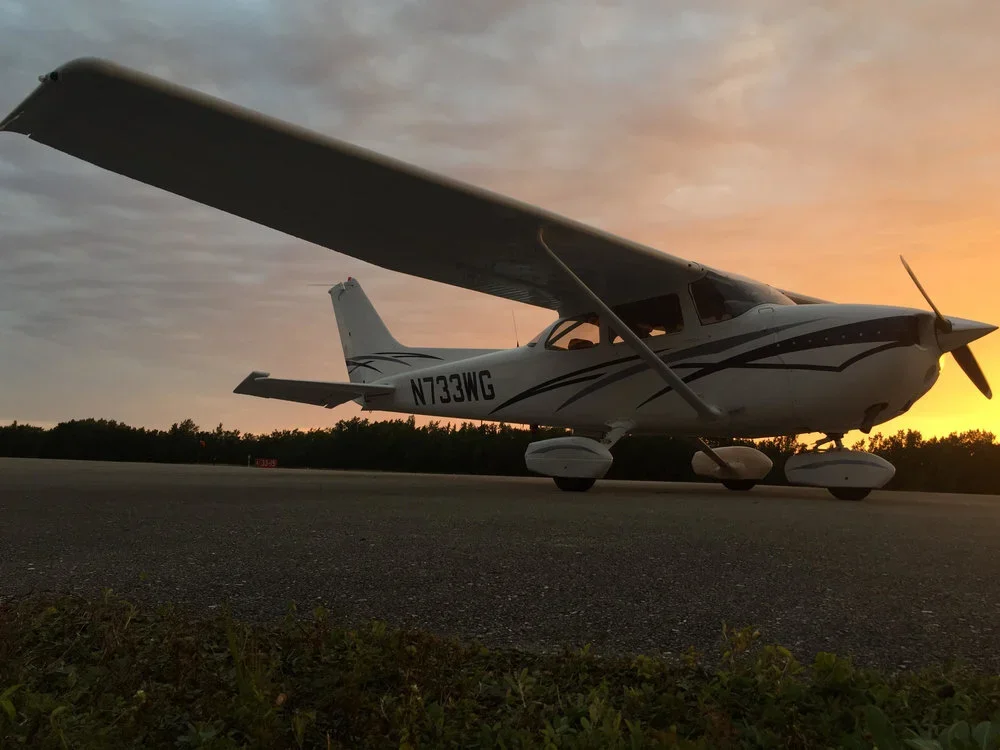 Cessna 172 on tarmac