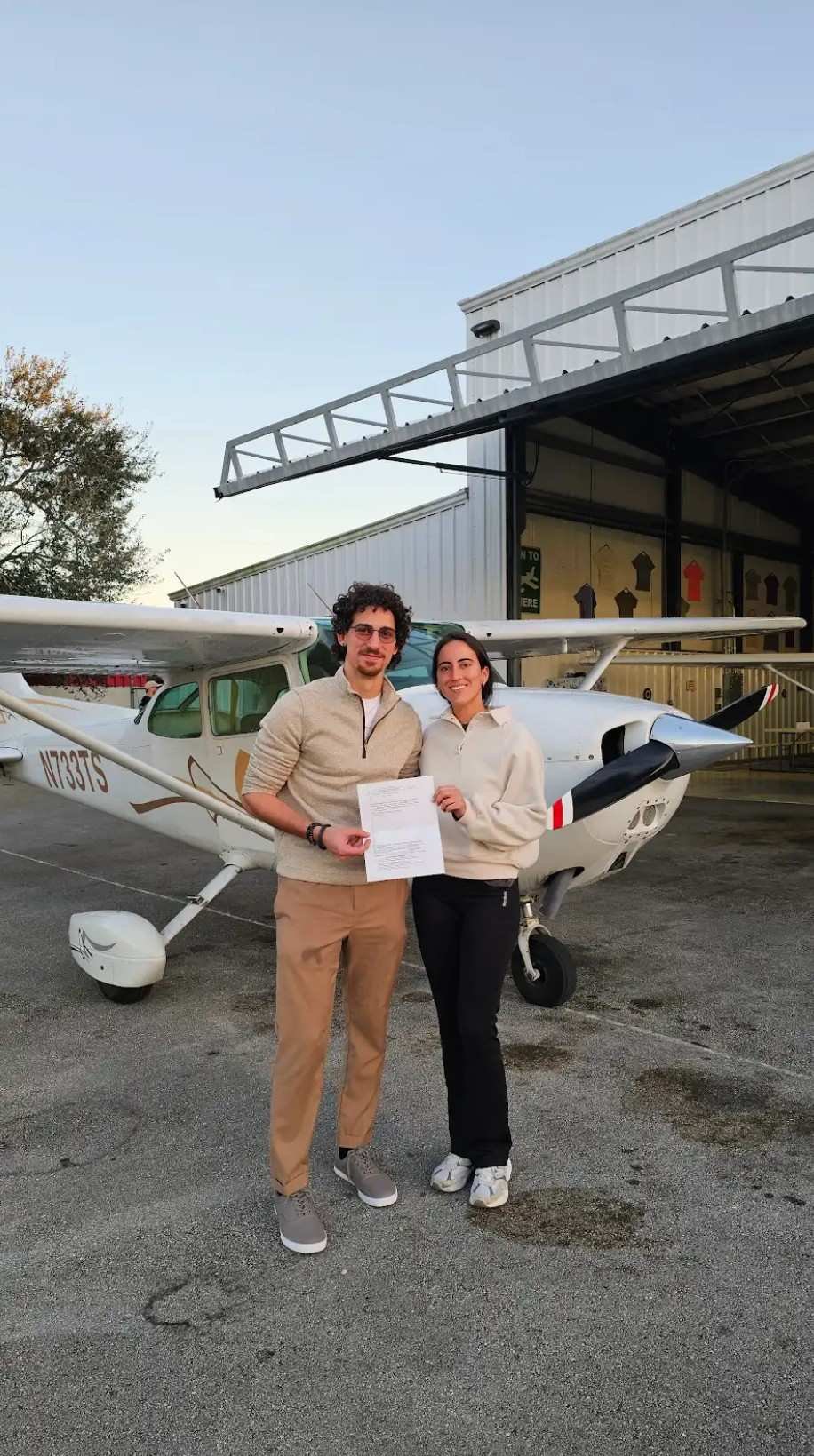 Well-maintained training aircraft at Flight Center International