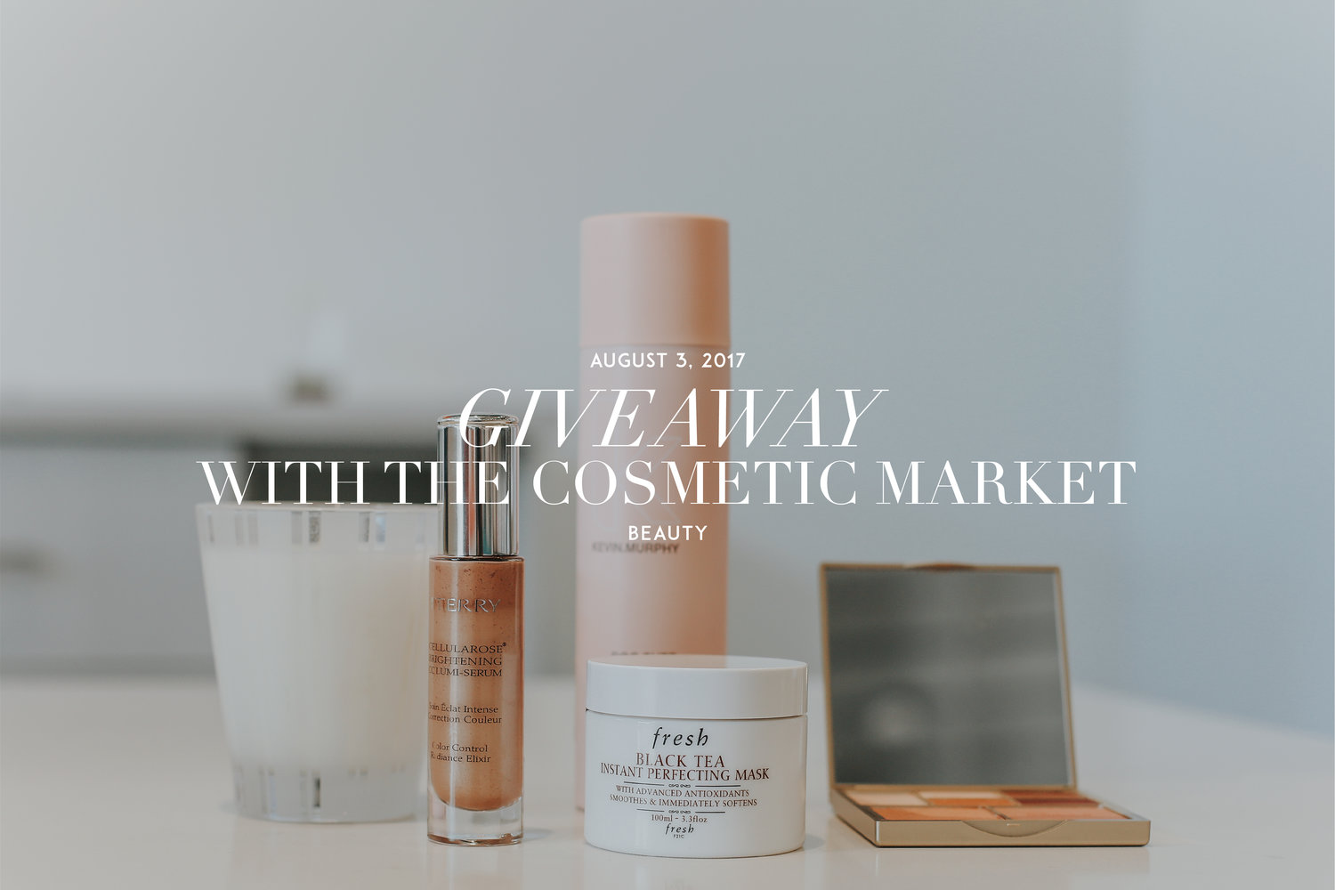 GIVEAWAY WITH THE COSMETIC MARKET — by CHLOE WEN