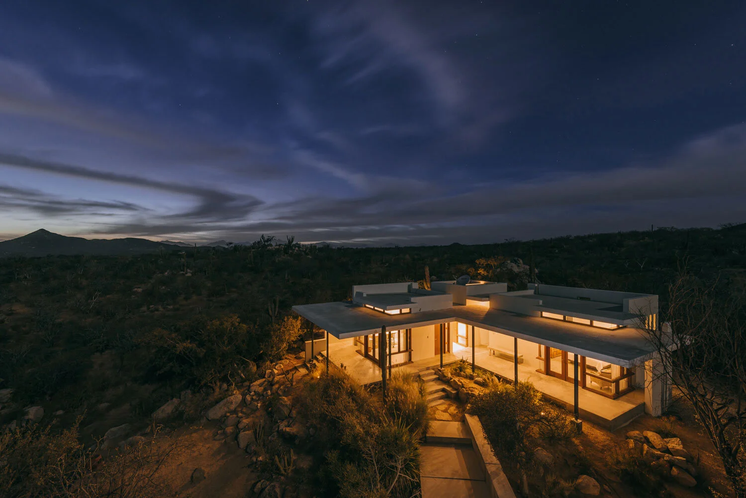 Zacatitos 01 by Campos Studio, off-grid passive desert house in Los Zacatitos, Mexico