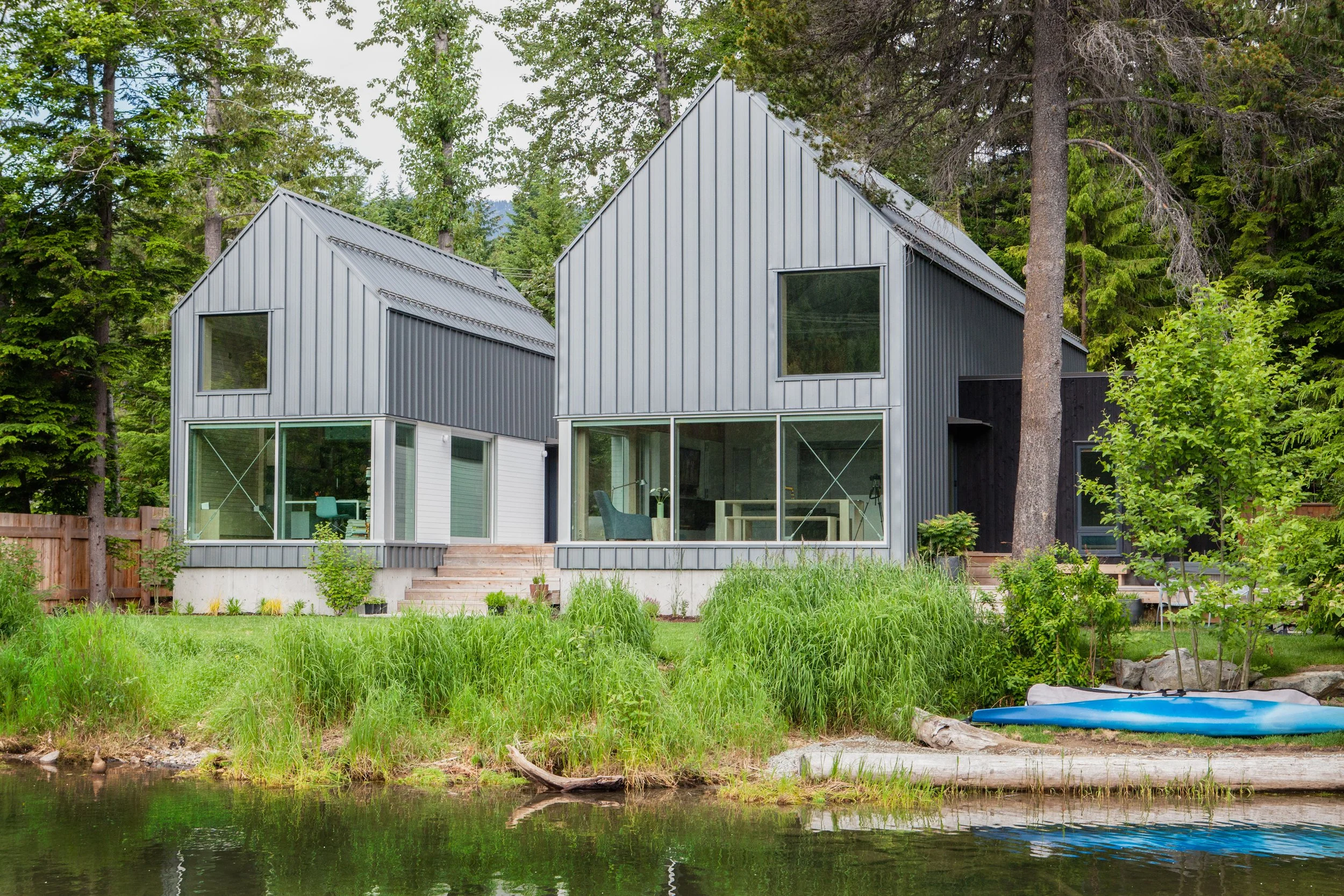 Green Lake House by Campos Studio, lakefront mountain residence in Whistler, BC