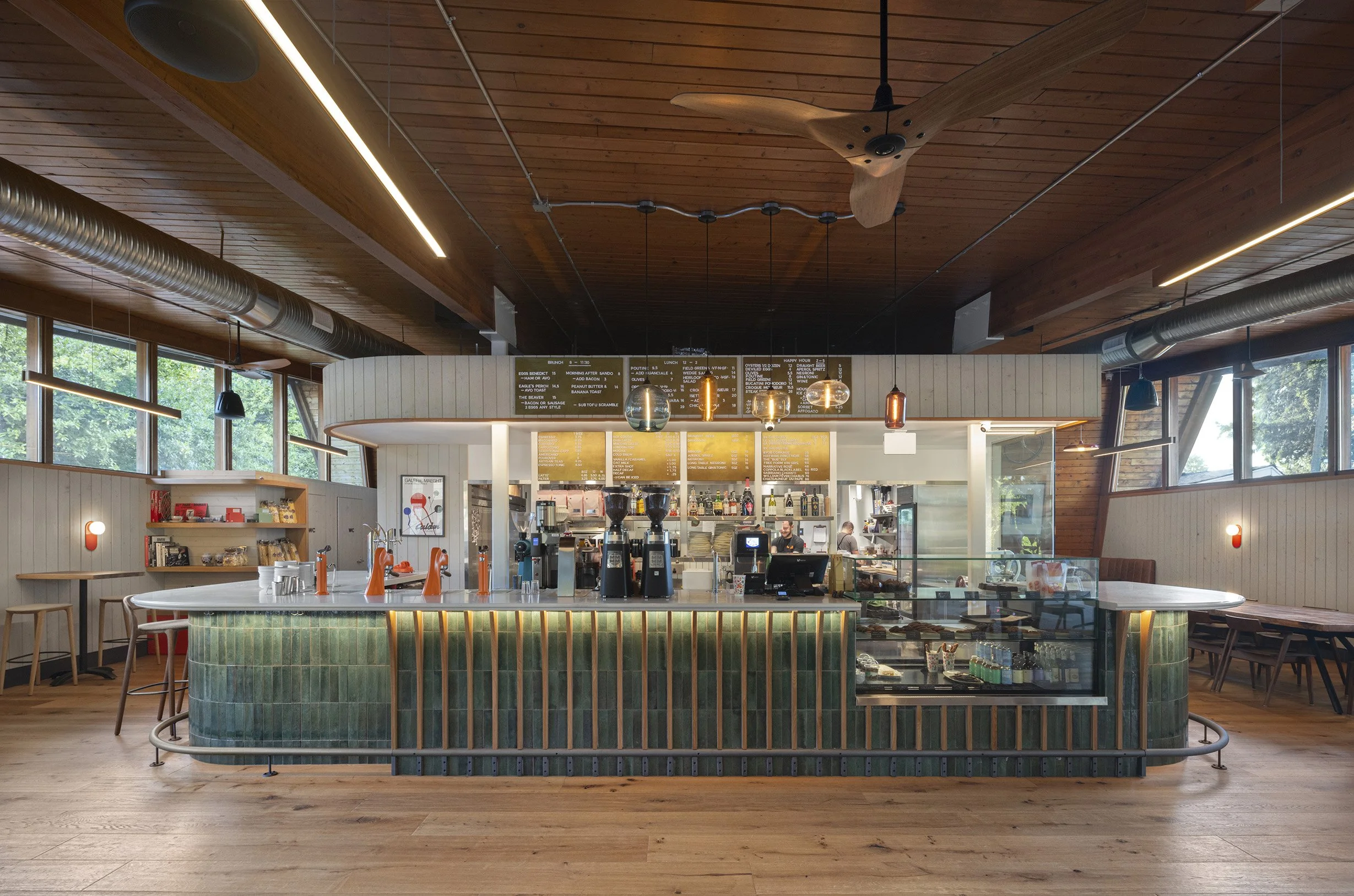 Isetta Cafe Bistro by Campos Studio, café and bistro interior in West Vancouver, BC