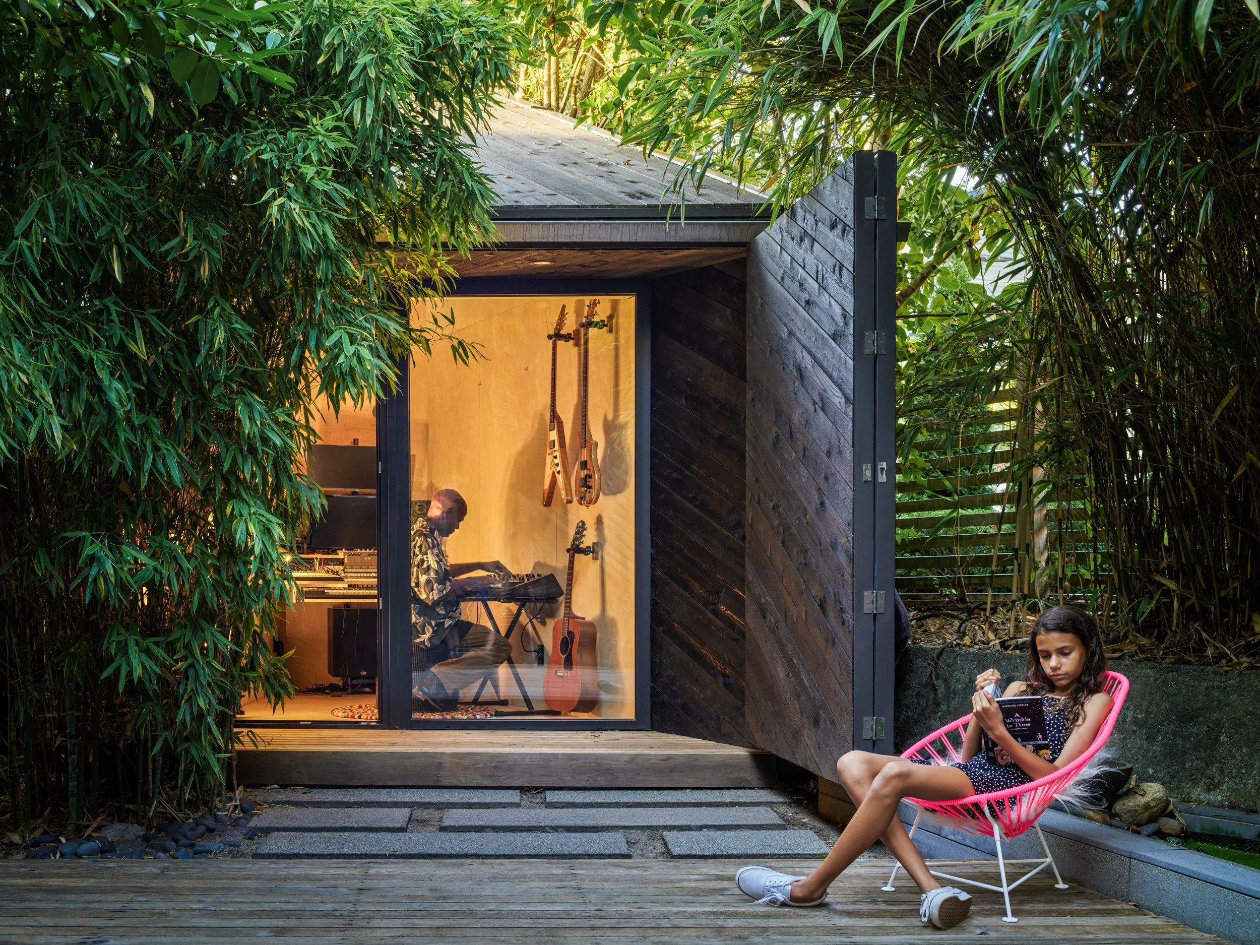 Music Shed by Campos Studio, small music studio in Vancouver, BC