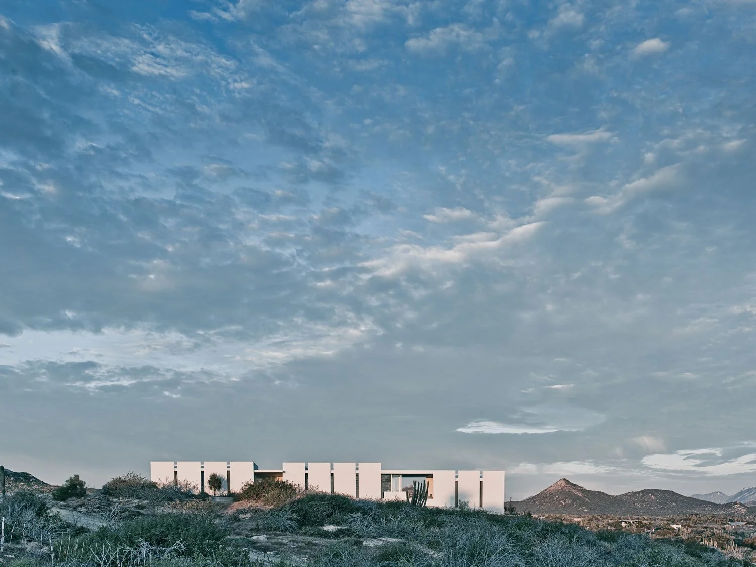 Zacatitos 03 by Campos Studio, off-grid passive desert house in Los Zacatitos, Mexico