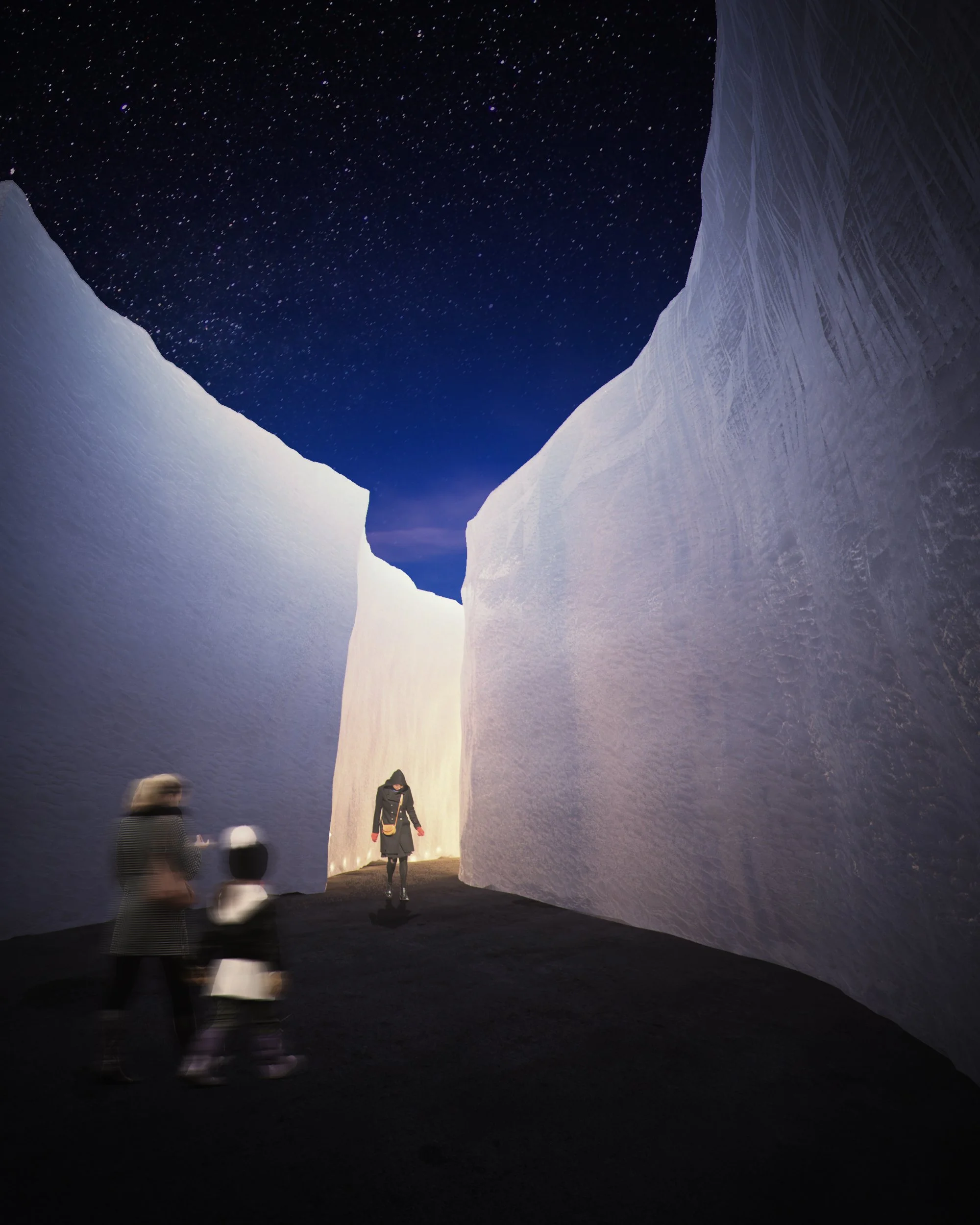Winter Design Festival by Campos Studio, competition entry in Ottawa, ON