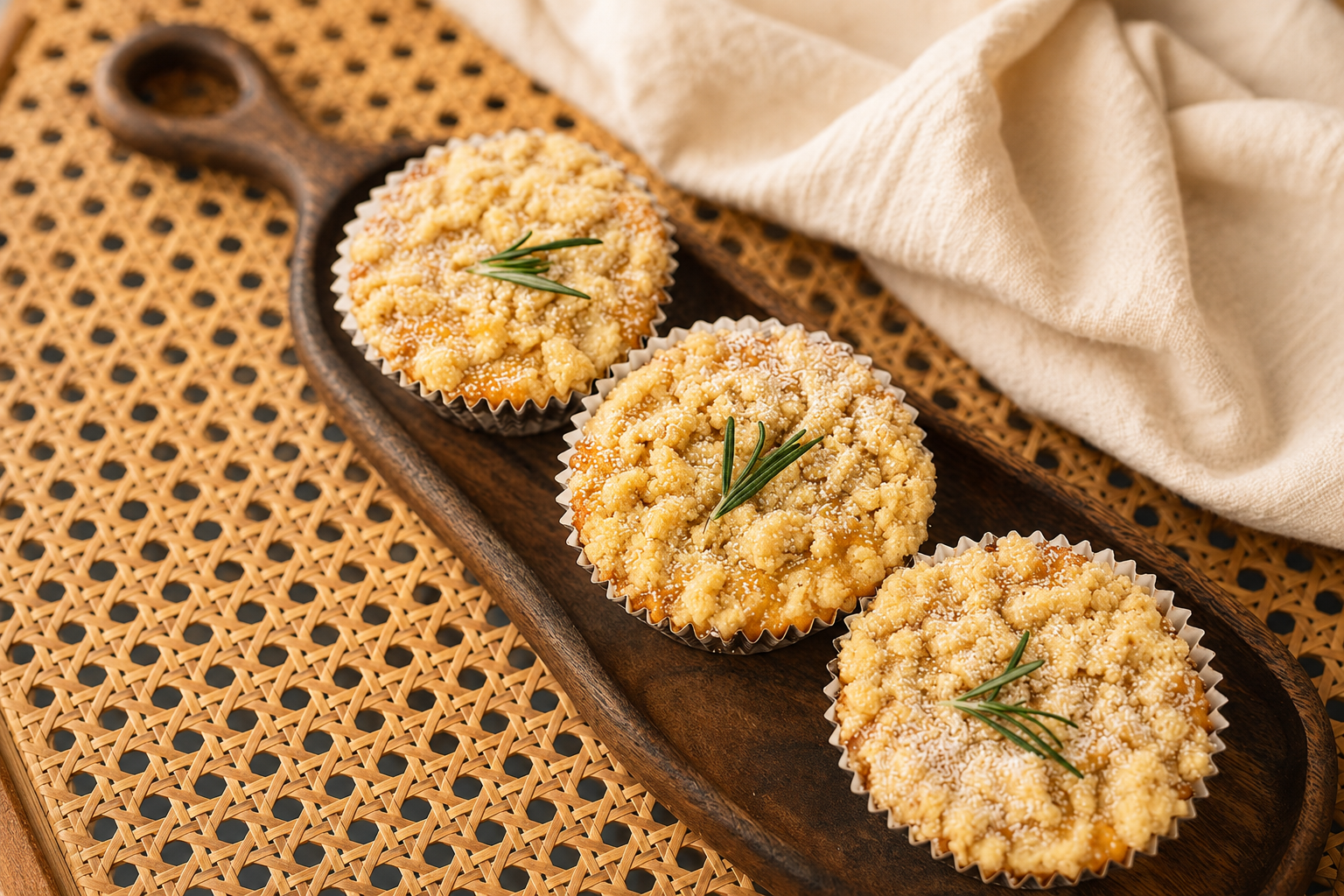 The Dessert Party Cempedak Crumble Cake