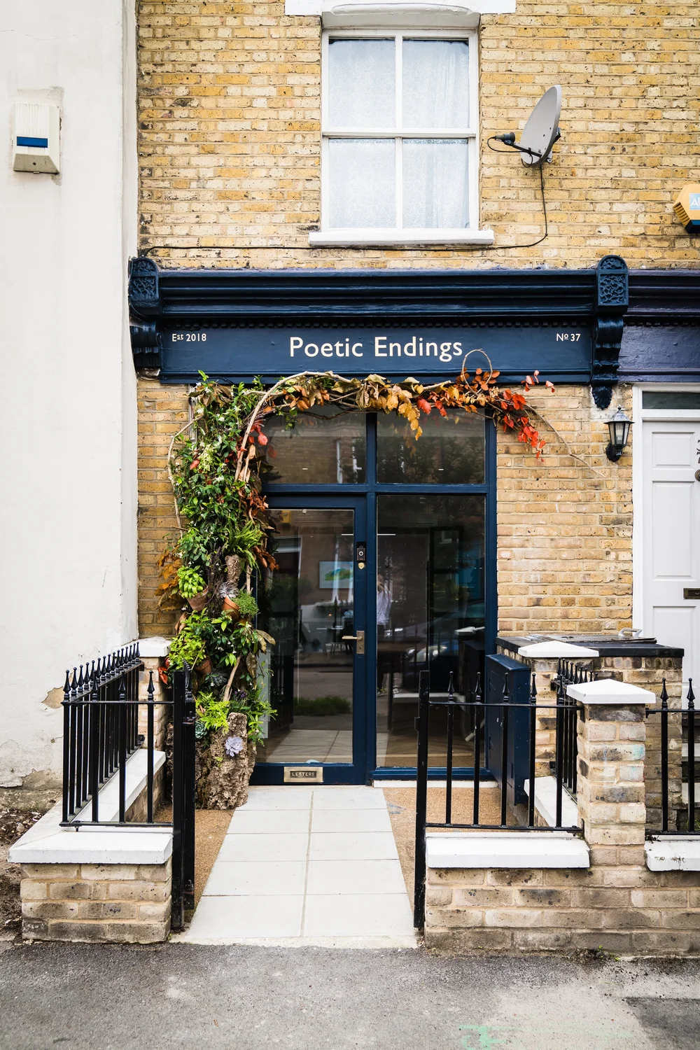 The entrance to Poetic Endings at 37 Davids Road, Forest Hill