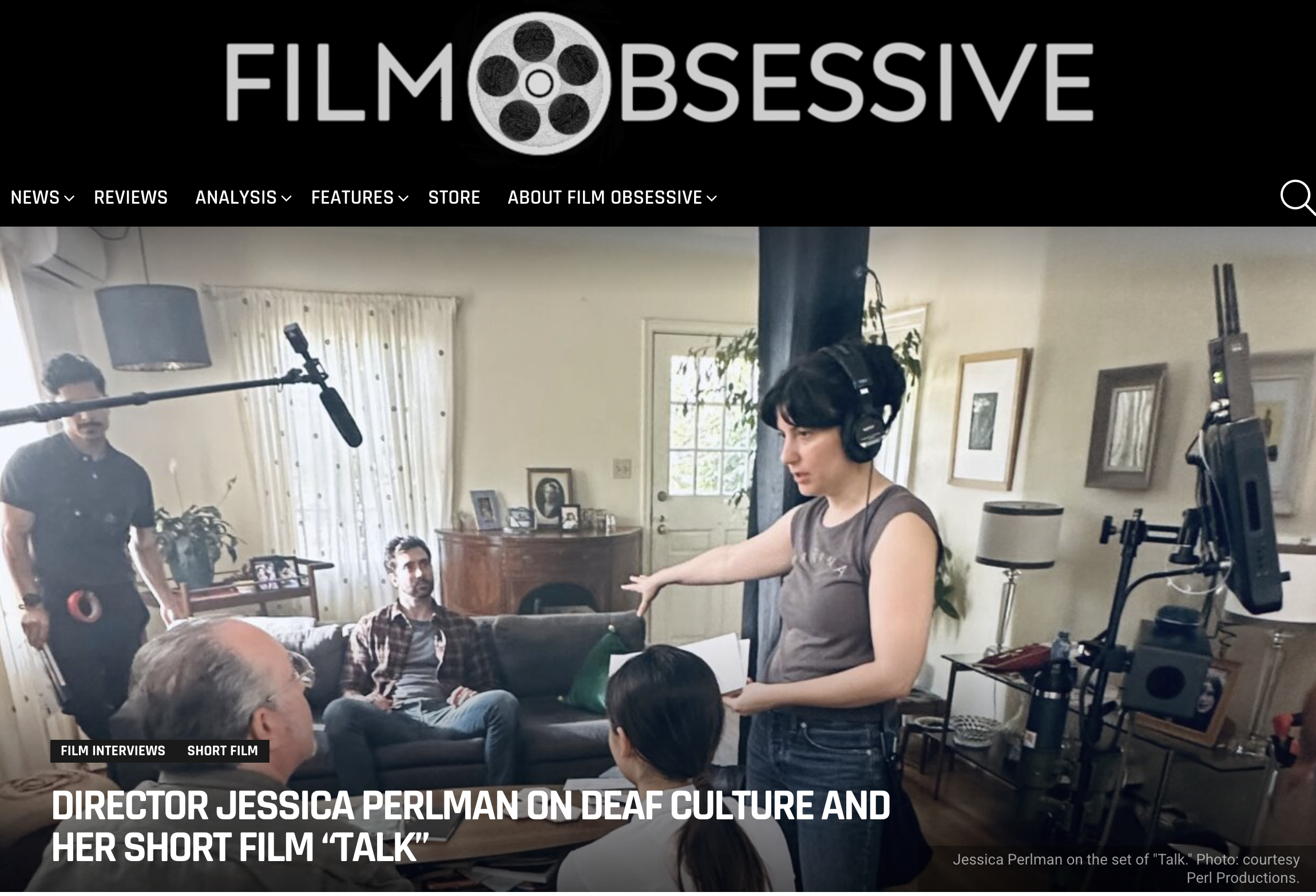 Film Obsessive coverage of TALK