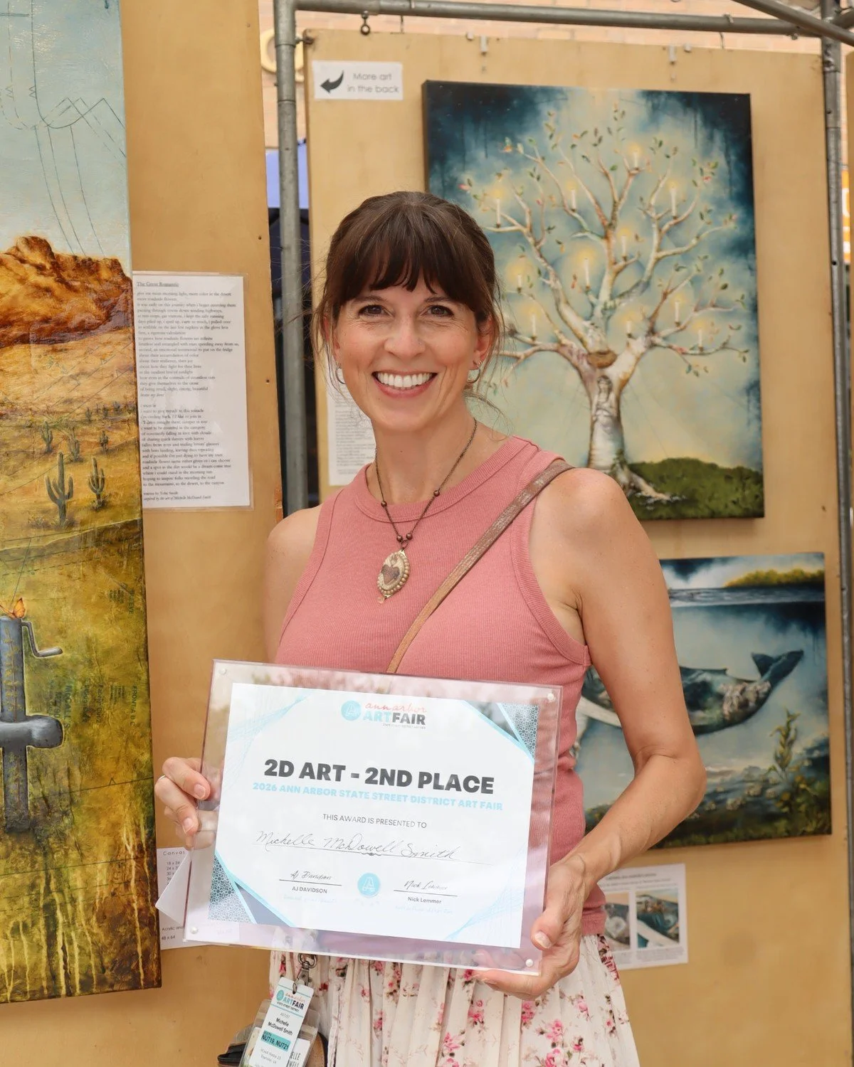 Michelle McDowell Smith, 2026 2D Art Second Place award winner