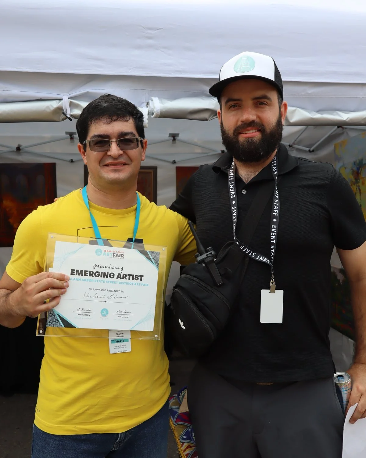 Shuhrat Gulomov, 2026 Promising Emerging Artist award winner