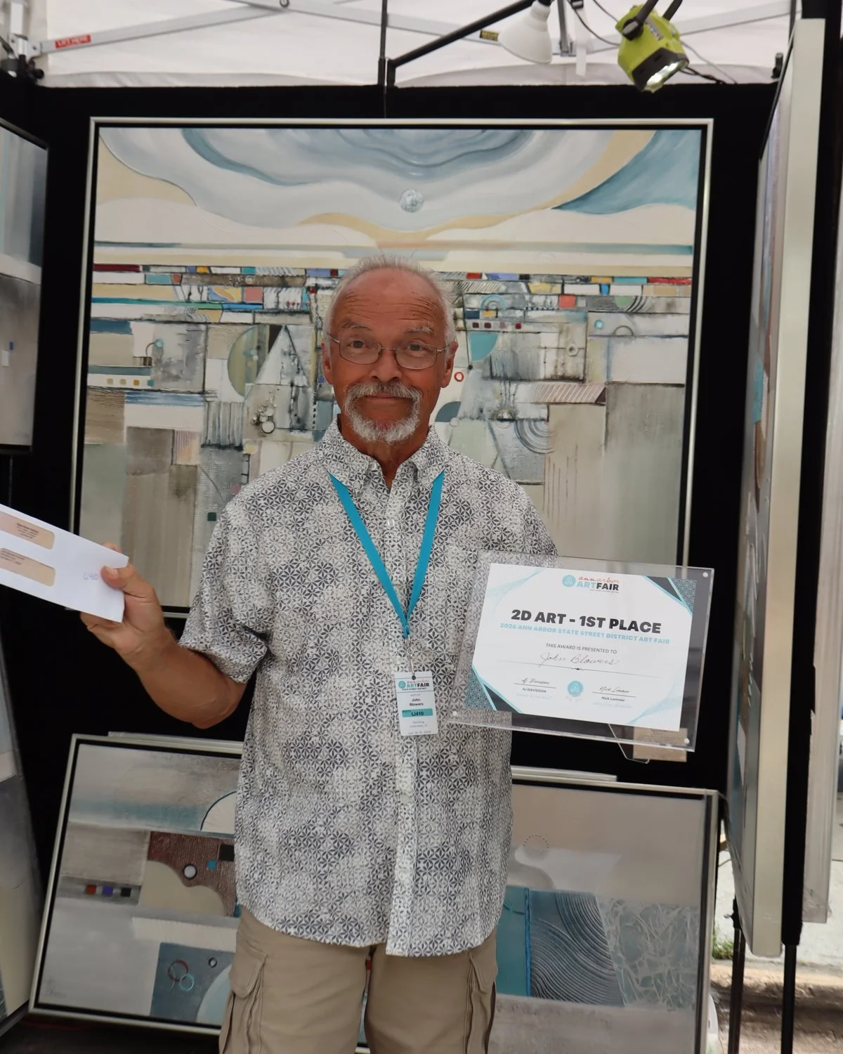John Blowers, 2026 2D Art First Place award winner