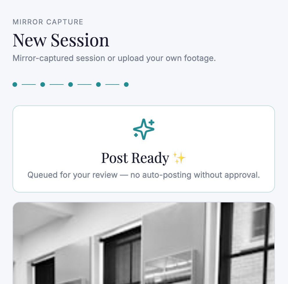 Mira app session flow