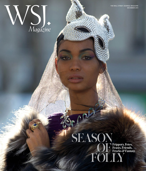 Chanel Iman Covers L'Officiel Paris February 2012 in Dolce