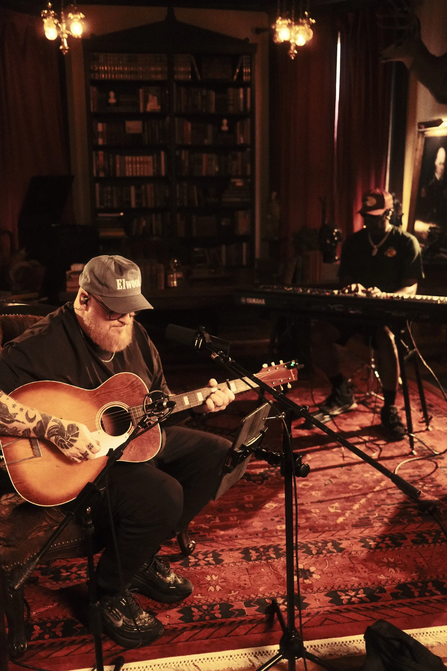 Stephen McWhirter in a studio session