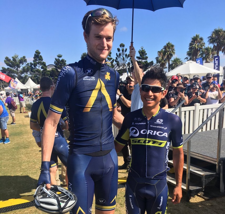 Conor riding a Bike