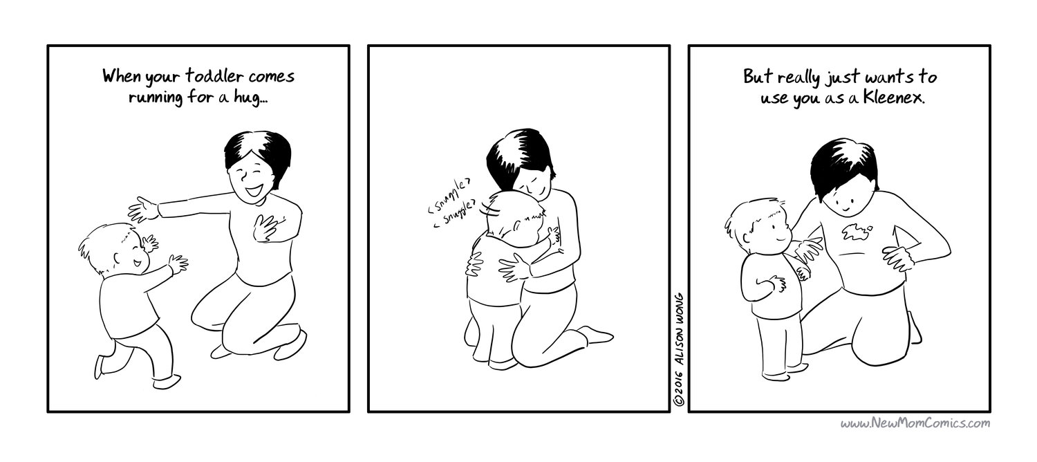 Комикс про маму и сына