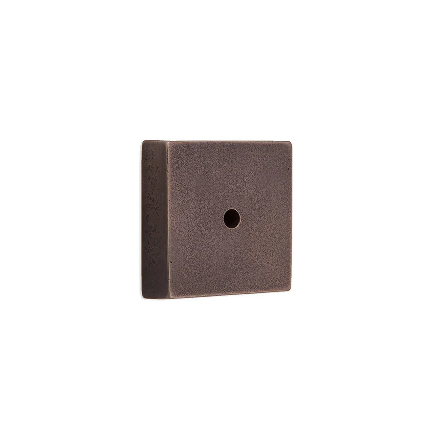 CKE9138 Contemporary Square Knob Escutcheon Sun Valley Bronze