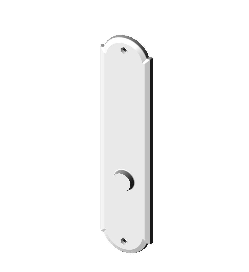 P-A409ML Arch Mortise Lock Passage Plate