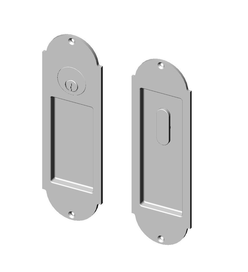 CS-FP-A402ML Arch Locking Pocket Door Set