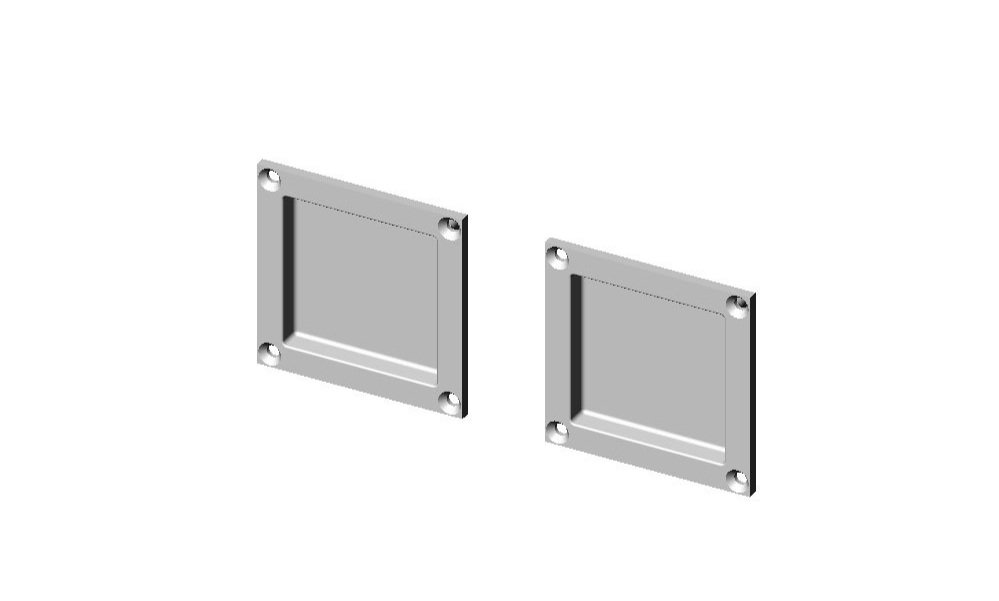 CS-FP2525IML Passage Pocket Door Set