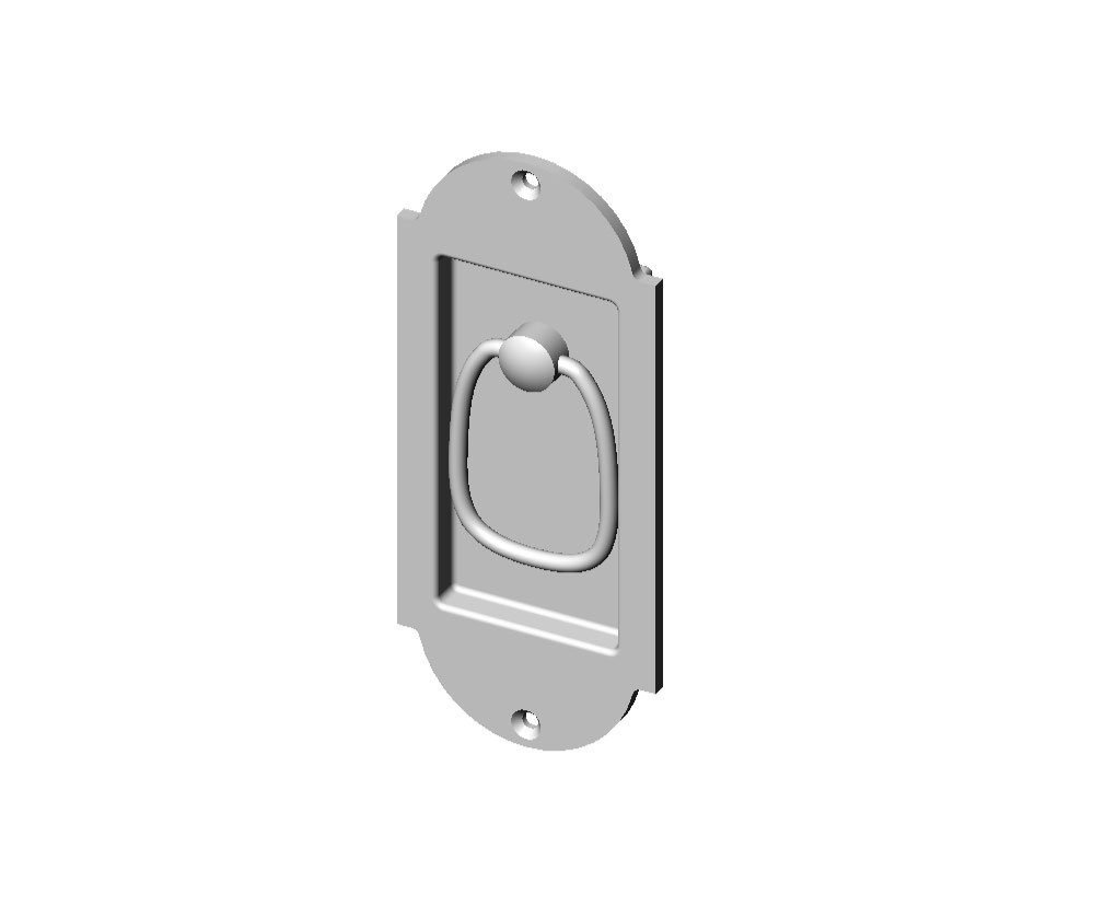 FP-A401FR Arch Flush Pull with Flap Ring