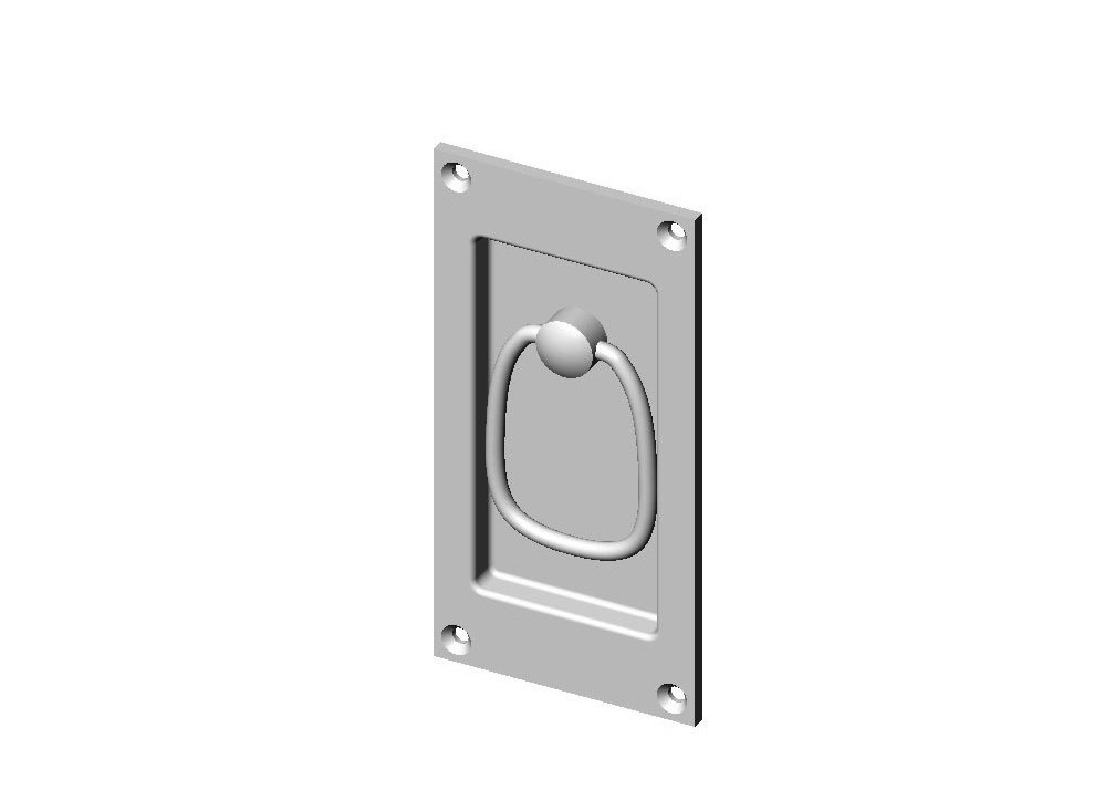 FP-401FR Flush Pull with Flap Ring