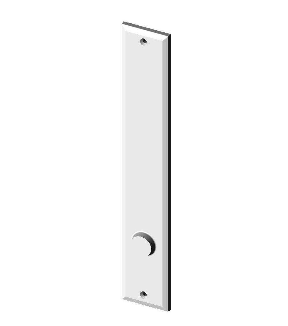 MP-US-835 Bevel Edge Interior US Passage Plate