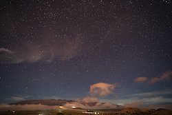 Image of night sky over Mauna Koa