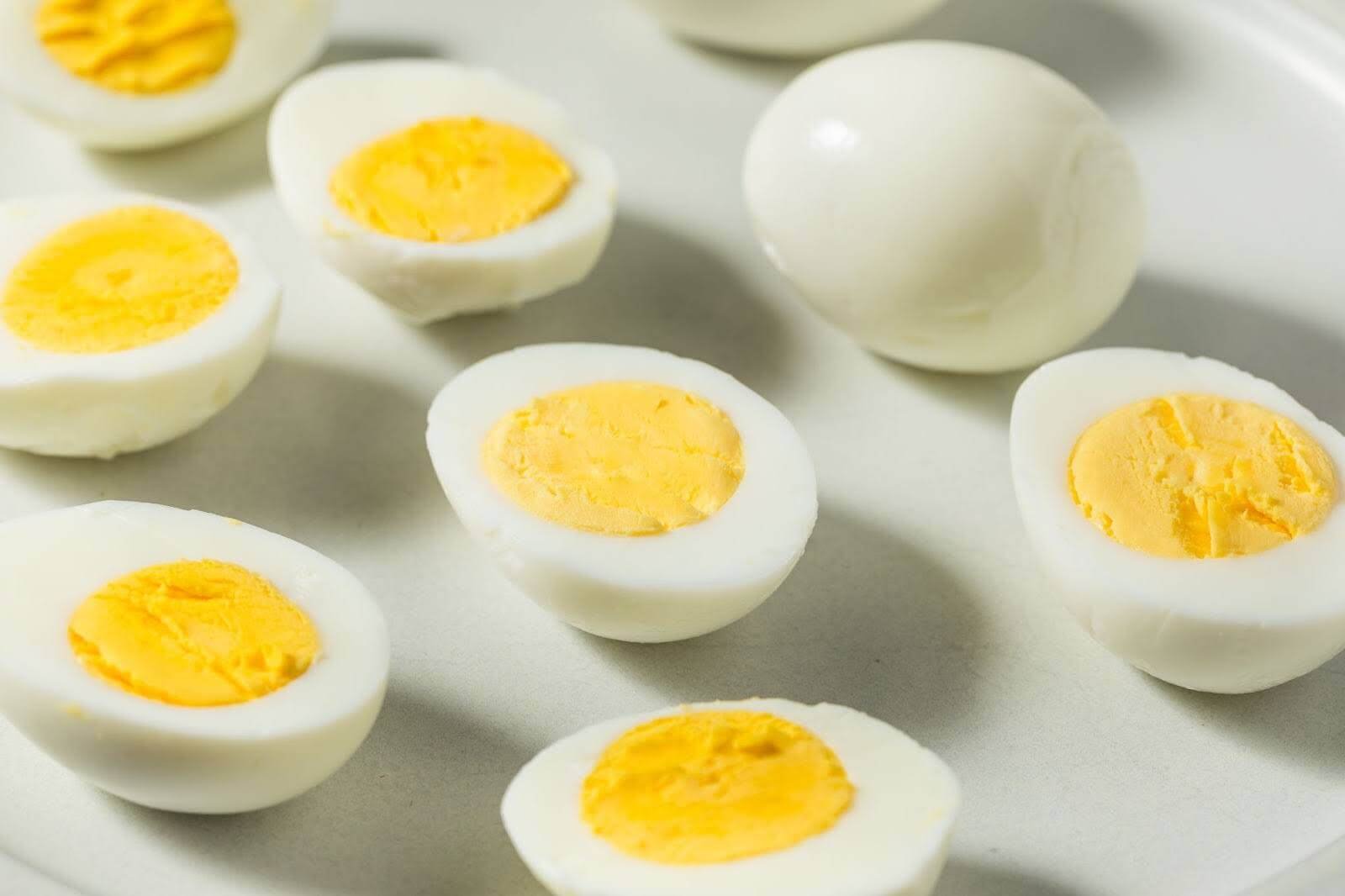 Hard boiled eggs