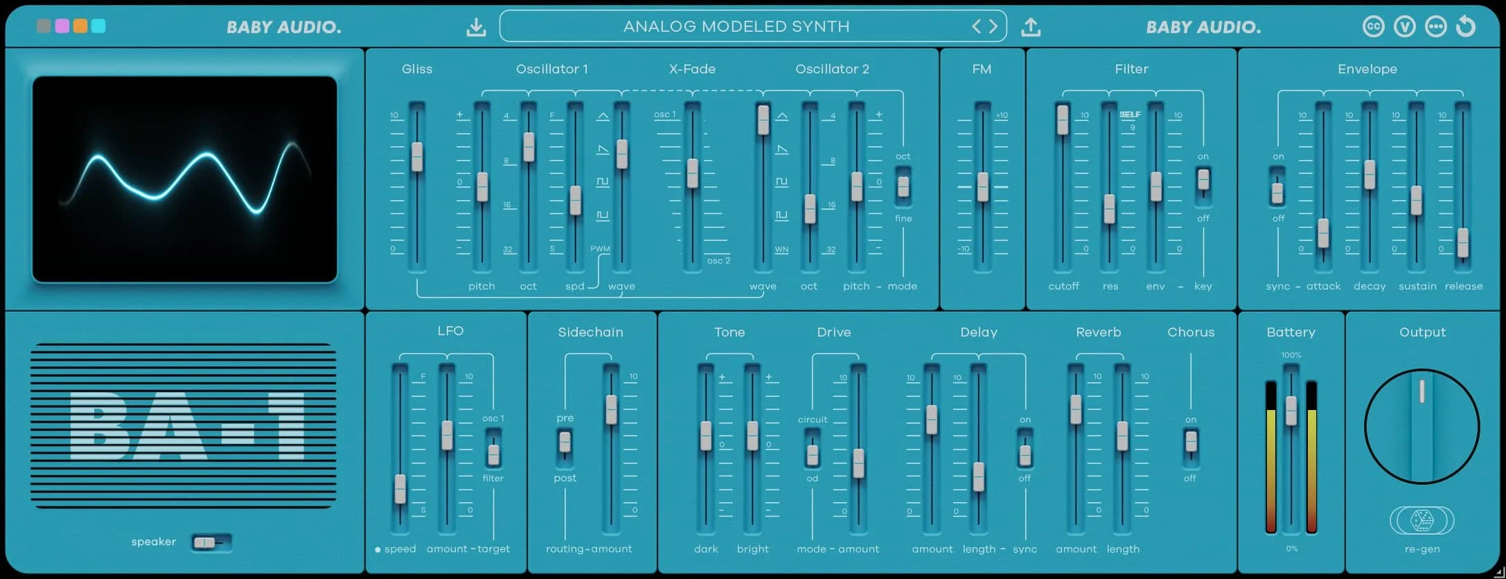 BABY Audio BA1 Synthesizer Plugin (VST / AU / AAX)