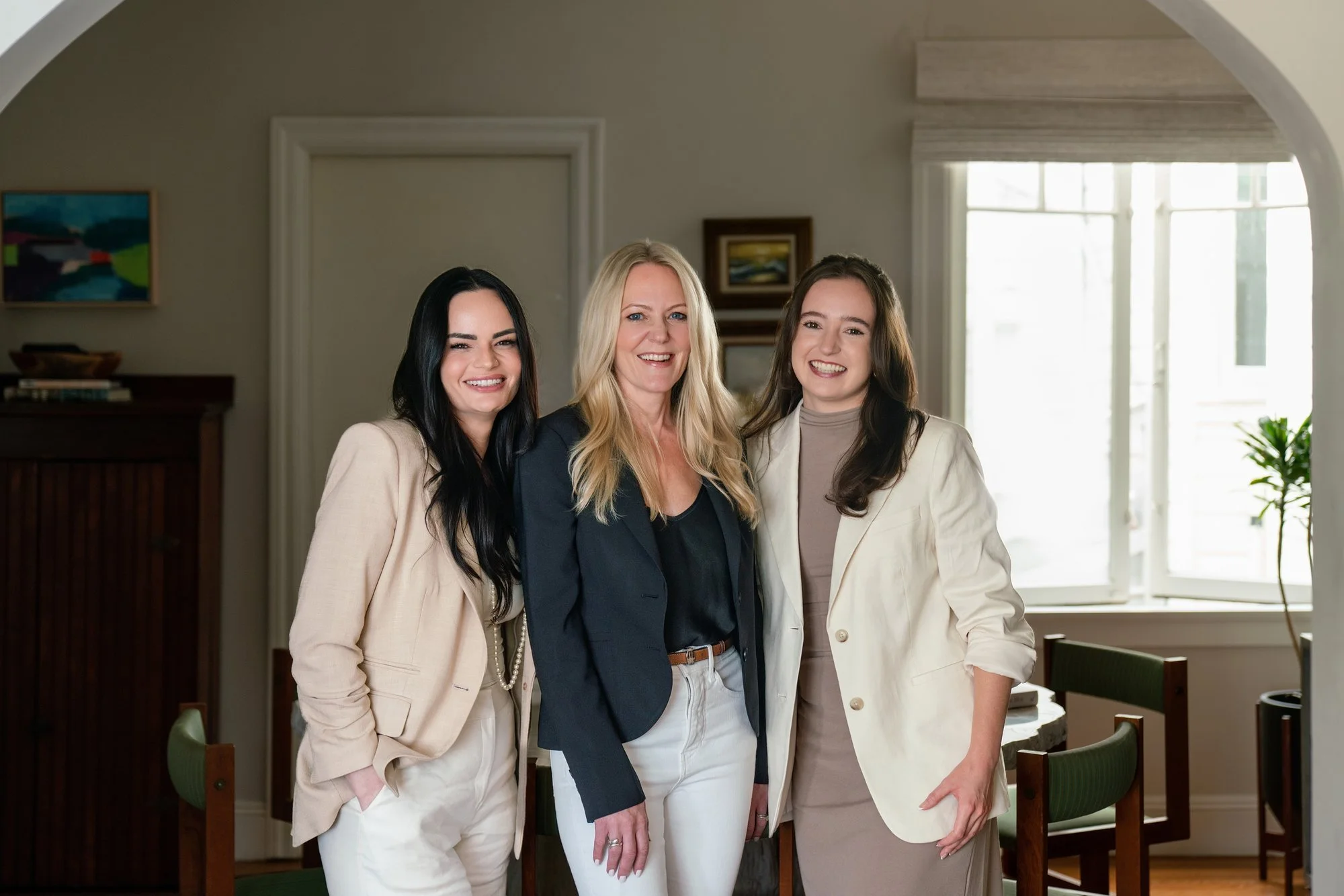 Jolene Lindner, Katie Rotunno and Alyssa Jarrett of JL Interior Design